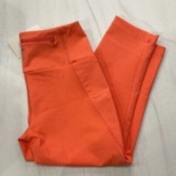 Everybody & Everyone Women's Orange Eco Friendly Magic Crop Pant Leggings Size S - Picture 2 of 8